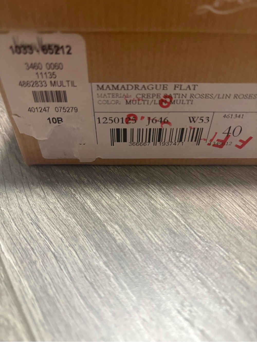 Brand new Christian Louboutin
Mamadrague floral satin ballet flats - Picture 3 of 7